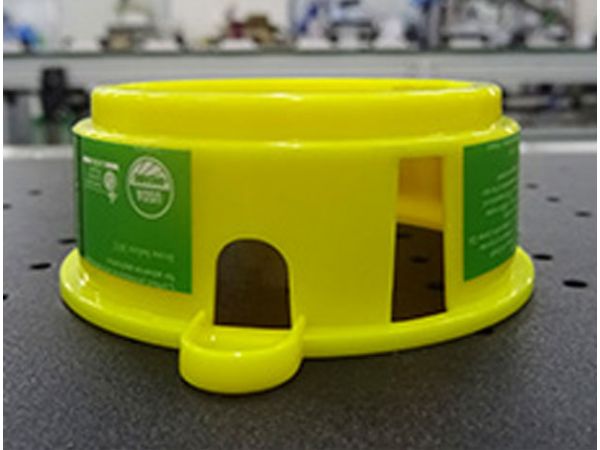 （視頻）玩具塑料件半自動圓瓶氣缸壓頂貼標(biāo)機(jī)AS-C12